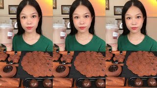 Asmr Mukbang Chocolate 🍫 Desserts and Ice cream |Mukbang | Asmreating| Chocolate desserts