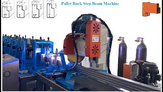 【ZHONGTUO】Pallet Rack Step Beams /L Tube Step Beam rolling forming machine