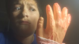 I prank my parents with a fake hand!!/