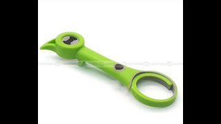 6 in 1 Multi Function Can/bottle Opener Non-slip Jar Opener