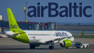 airBaltic A220 At Larnaca Airport | Holiday Planespotting