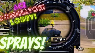 ACE DOMINATOR LOBBY | BGMI | Headshots |  iphone 13, iphone 14, iphone 15pro max