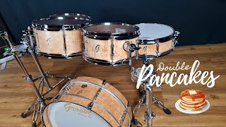 DEMO - Groove Drum Co. Double Pancake Drums! 20,10,12,14"+13"