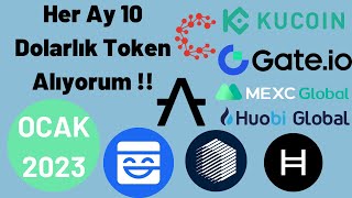 Her Ay 10 Dolarlık Token Alıyorum - Ocak 2023 (MASK, AZERO, REN, HBAR, CSPR)