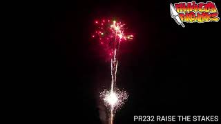 PRIMED PYROTECHNICS PR232 RAISE THE STAKES - 232 Shot Firework !