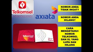 CARA MENGETAHUI MENCARI NOMOR YANG LUPA TELKOMSEL DAN XL DENGAN MUDAH 2021