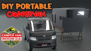 Portable Campervan Daihatsu Grandmax Pickup