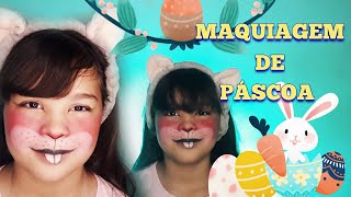 🐰 MAQUIAGEM INFANTIL - COELHINHO DA PÁSCOA 🐰