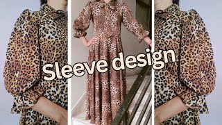 Sleeves design cutting | long puff sleeves | gathered sleeve/ trending elastic sleeve