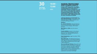 HUMAN TRAFFICKING AND HUMAN RIGHTS