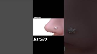 beautiful nose pin #design #nose#shorts #youtubeshorts #vairalvideo #youtube #shortsvideo #jewellery