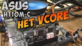 Asus H110M-C. Ремонт цепи питания процессора.