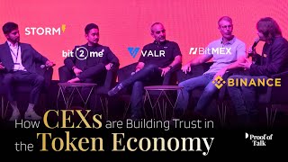 Panel on How CEXs are Building Trust in the Token Economy | Proof of Talk 2024