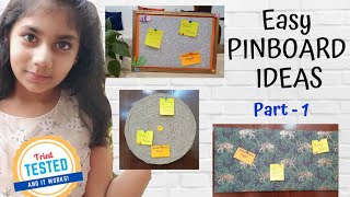 DIY Pinboard Ideas |How to Make Mood Board, Display Board, Notice board at home |Study Essential