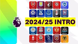 Premier League 2024/25 Intro