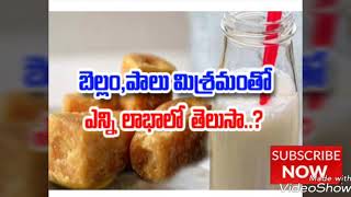 బెల్లం, పాలు మిశ్రమంతో ఎన్ని లాభాలో తెలుసా...? | Benefits of drinking milk with jaggery | health gui