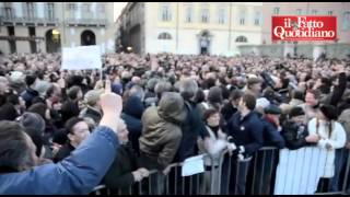 Grillo contro il TgCom "Piazza piena, ma i tg mi censurano"