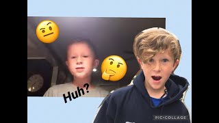 REACTiNG TO MY FiRST ViDEO   Luke N it   *halarious*