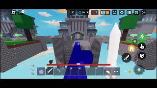 playing bedwars 5v5 #bedwars #roblox