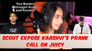 Scout ne Expose Kiya Kaashvi Ka Prank Call Juicy pe 😂 SHOCKED | Scout & Kaashvi Ki Cute Nok-Jhok 😍