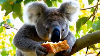 Koala eating a sandwich  - AI video - virtual reality - deep fake - Luma - Dream Machine