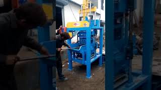 semi auto stationary type block making machine by Everon impex coimbatore