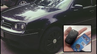 Замена батарейки в ключе гольф мк4. Replacing the battery in the Volkswagen golf mk4 key