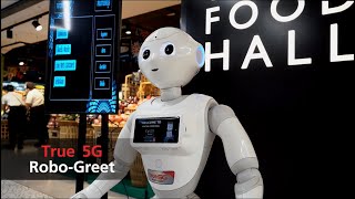 หุ่นยนต์อัจฉริยะ True 5G Robo-Greet (Pepper) | True Digital Solutions x Central Food Hall