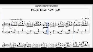 蝶々のエチュード　Op.25-9 Chopin【ピアノソロ】