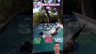 Terjebak didalam hp #smartphone #phonesecrets #pool #phonesecrettricks #ios #satisfying #techsecrets