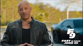 Vin Diesel habla en español en promoción de su película F9