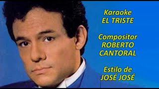 Mi Karaoke - El Triste - José José -4