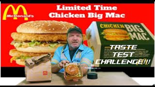 Taste Test Challenge..McDonalds NEW  Chicken Big Mac Sandwich.. Is this any Good?? #mcdonalds