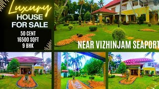 Near Vizhinjam Seaport, Trivandrum, Luxury House for Sale, Ph No. 9633683300,6238902198