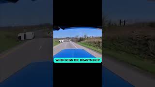 Heart-Stopping Dashcam Footage: Semi Crash on Rural Road!