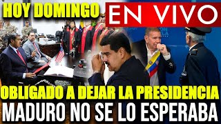 🔴 ¡CONMOCION! MADURO FORZADO A ABANDONAR LA PRESIDENCIA ! NO SE LO ESPERABA ! HOY DOMINGO 15