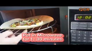 5 minutes Pizza - without oven ll Quick Pizza in Microwave #microwavepizza #pizza #recipe #cooking