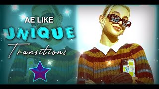 UNIQUE TRANSITIONS TUTORIAL