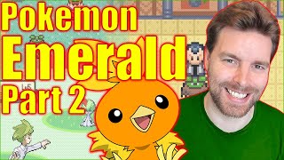 Pokemon Emerald - Walkthrough Part 2 - GBA Gameplay / Blind Playthrough - Raltz, Wally, & Dad!?