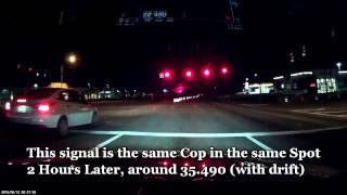 Saved from Speeding Ticket - Valentine One Radar Detector - Hidden Cop Speed Trap