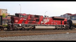 Union Pacific "The Katy" Heritage SD70ACe #1988, Chase on NS 10K in Downtown Altoona - 6/3/23