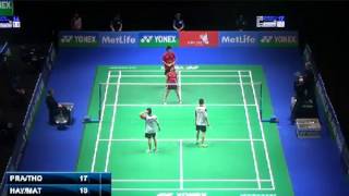 R16 - XD - Hayakawa K. / Matsutomo M. vs S.Prapakamol / S.Thoungthongkam - 2014 All England Open