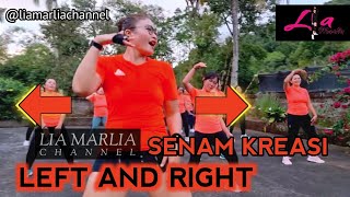 Senam kreasi left and right dj ericnem remix | Goyangannya Hot⁉️ @LiaMarliaChannel