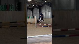 OVERJUMPPPP😍😍(sorry for bad quality)#horse#trend #pony #viral#love#slowmo#equestrian #jump#blowup