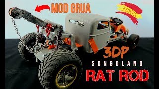 RatRod 3DP - instalación grua , winch e interruptores [ DIY RC 3D Print CAR ] @ Songoland