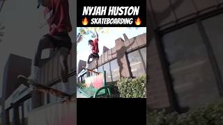 Nyjah Huston just casually passing by.. 🔥 Skateboarding 🛹