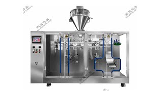 Horizontal Premade Pouch-Fill-Seal Machine | Auger Filler