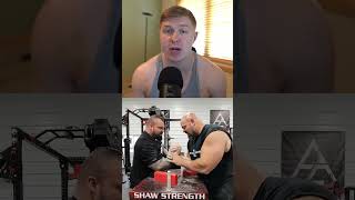 Brian Shaw first arm wrestling match