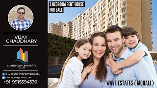 👨‍👩‍👧‍👦Luxurious Family Home At Wave Estate Mohali [Very Stylish 5 Bedroom Pent House]