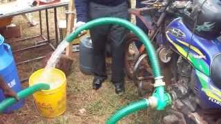 motorcycle driven water pump